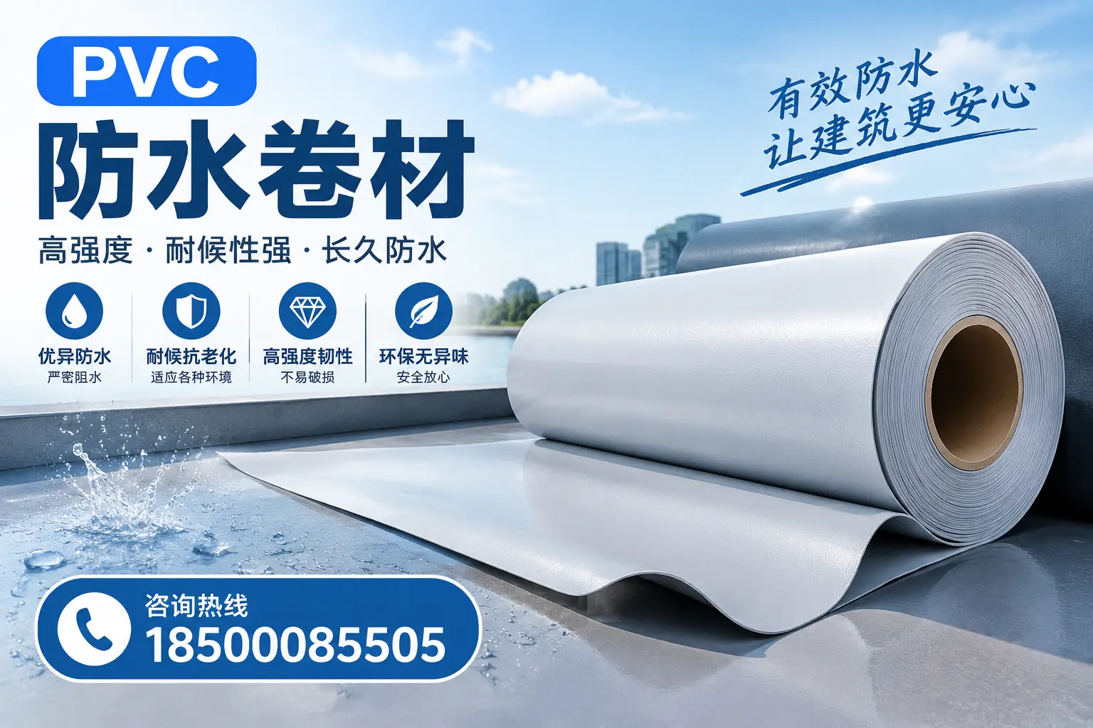PVC防水卷材的环保特性与可持续发展探讨保定